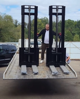 Тест-драйв складской техники на нашем складе в Раменском